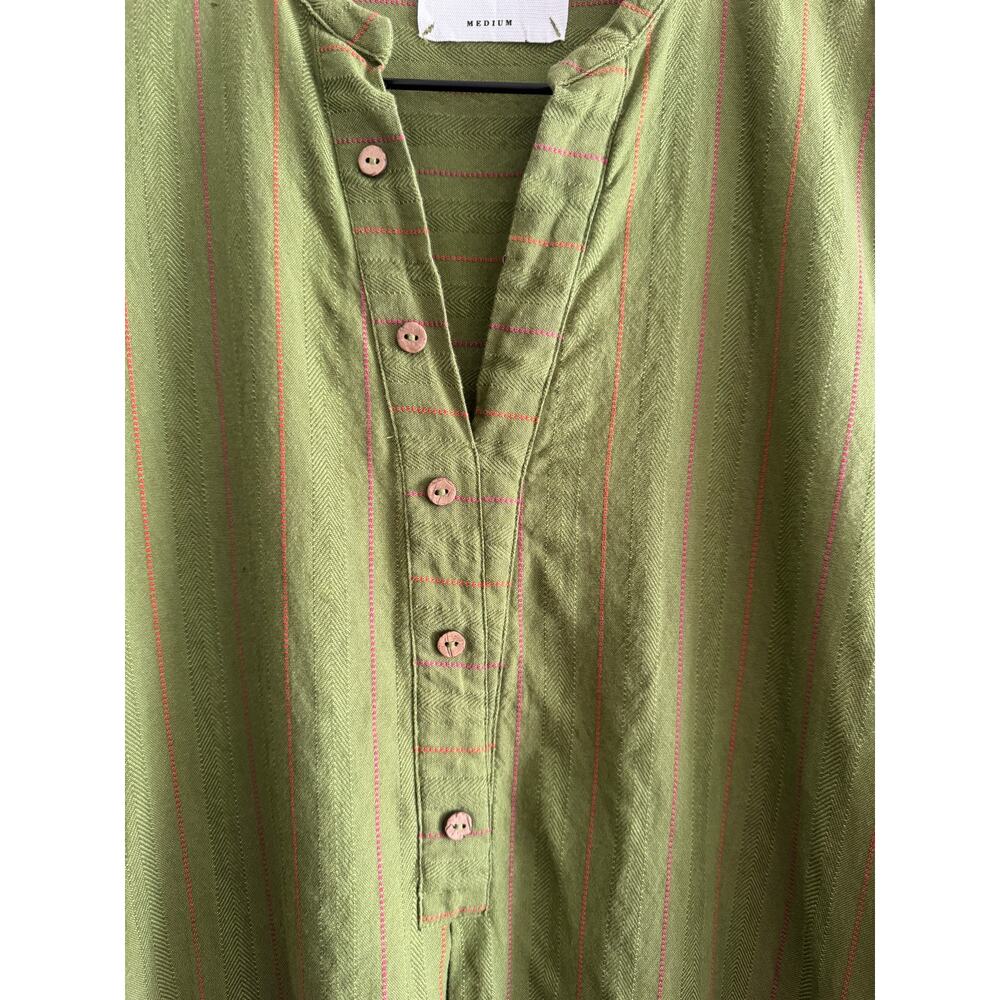 Chapter 2 by Khaadi Kurta tunic/dress green long sleeve - MED - Picture 6 of 15